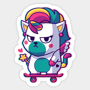 CatSoki Unicorn Sticker